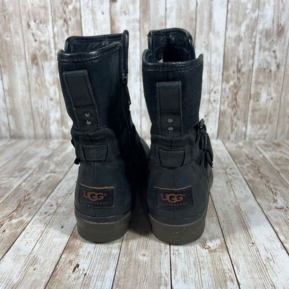 Ugg Simmens Waterproof zip up bootie womens 7 - Picture 3 of 8